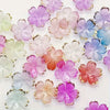 Golden Floral Beads Pack – 50pcs Decorative DIY Jewelry & Craft Elements